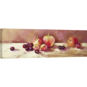 Leinwandbilder für Küche. Nel Whatmore, Äpfel und Kirschen