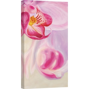 Wall art print and canvas. Cynthia Ann, Purple Orchids III