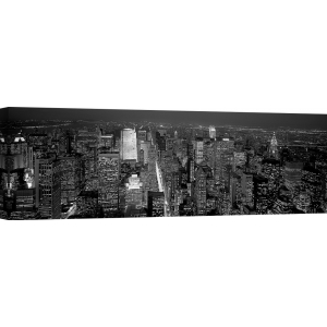 Cuadro en canvas, poster New York. Midtown Manhattan de noche