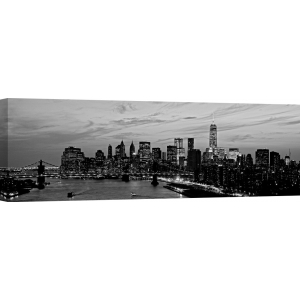 Leinwandbilder. Berenholtz, Lower Manhattan nach Sonnenuntergang, New York