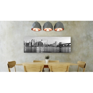 Cuadro en canvas, poster New York. Manhattan y Brooklyn Bridge