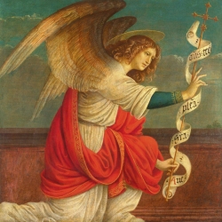 Wall art print and canvas. Gaudenzio Ferrari, The Annunciation, The Angel Gabriel
