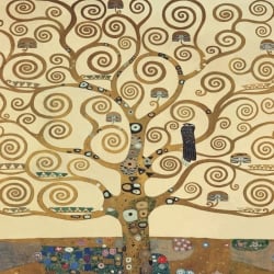 Cuadro famoso en canvas. Gustav Klimt, El árbol de la Vida II