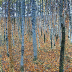 Tableau sur toile. Gustav Klimt, Beech Grove I