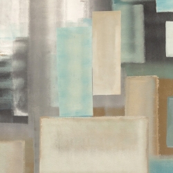 Moderne Abstrakte Leinwandbilder. Italo Corrado, Aqua II