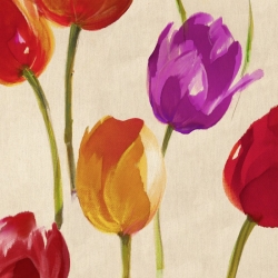 Tableau sur toile. Peinture fleurs. Tulip Funk (détail)