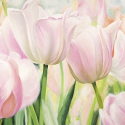 Cuadros tulipanes en canvas. Luca Villa, Primavera I