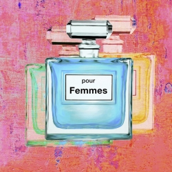 Wall art print and canvas. Michelle Clair, Pour Femmes III