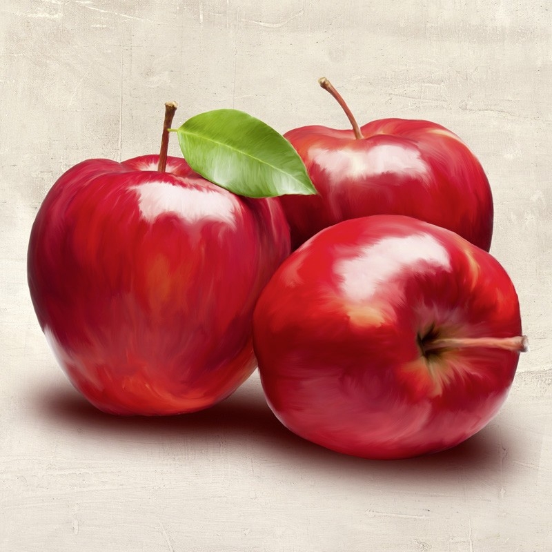 Wall art print and canvas. Remo Barbieri, Apples
