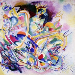 Tableau sur toile. Wassily Kandinsky, Improvisation Painting