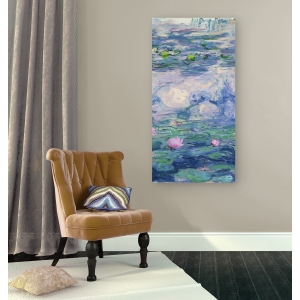 Wall art print and canvas. Claude Monet, Waterlilies II