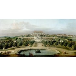 Cuadro en canvas. Bellotto, Vista del Palacio de Verano del Kaiser (detalle)