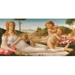 Tableau sur toile. After Botticelli, Allégorie