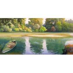 Wall art print and canvas. Adriano Galasso, The river bend