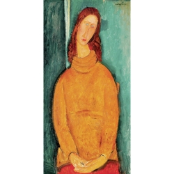 Leinwandbilder. Amedeo Modigliani, Porträt von Jeanne Hébuterne