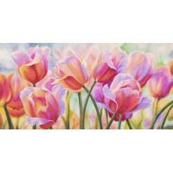 Tableau sur toile. Ann Cynthia, Tulips in Wonderland