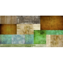 Cuadro abstracto geometrico en canvas. Alphonse Baron, The Bush