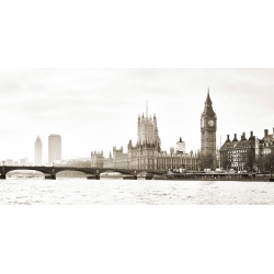 Tableau sur toile. Vue du pont de Westminster, Londres (détail)