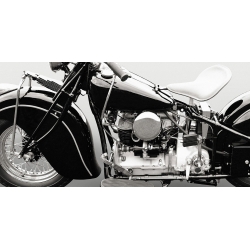 Tableau sur toile. Vintage American motorbike