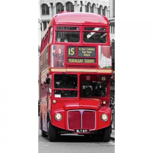 Cuadros ciudades en canvas. Pangea Images, Double-Decker bus, Londres
