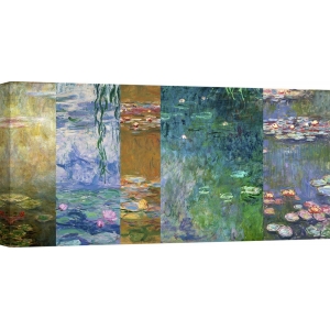 Leinwandbilder. Claude Monet, Monet Deco – Seerosen IV