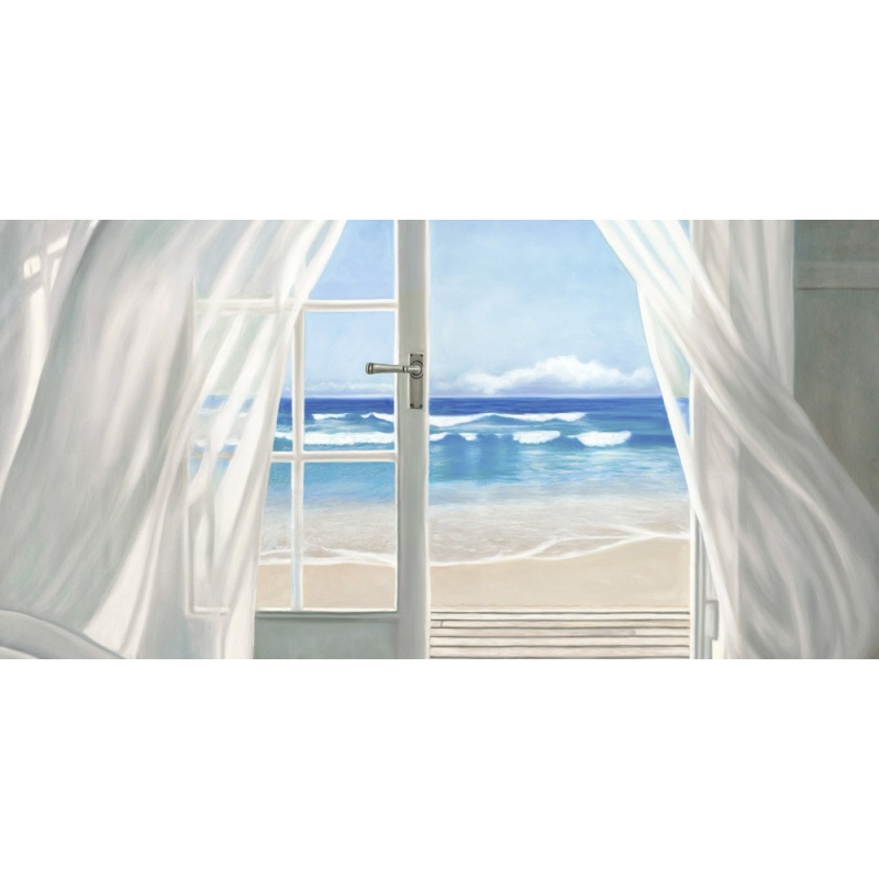 Leinwandbilder. Pierre Benson, Fenster zum Meer (Detail)