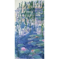 Wall art print and canvas. Claude Monet, Waterlilies I