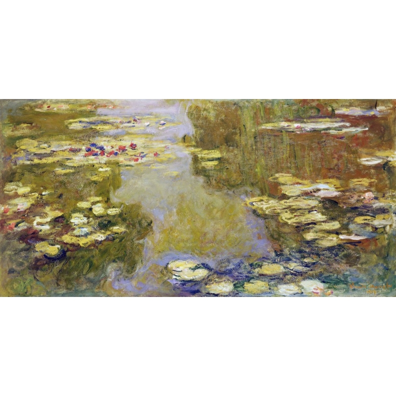Wall art print and canvas. Claude Monet, The Lily Pond