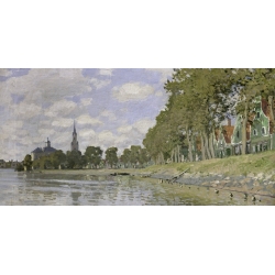 Tableau sur toile. Claude Monet, Zaandam, Hollande (détail)
