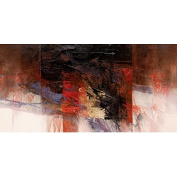 Cuadro abstracto moderno en canvas. Giuliano Censini, Las densas nieblas