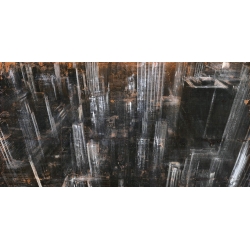 Cuadros New York en canvas. Dario Moschetta, NYC Aerial 1 (detalle)
