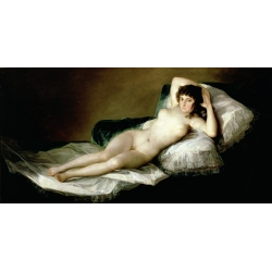 Tableau sur toile. Francisco Goya, La Maja desnuda