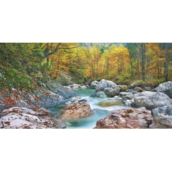 Tableau sur toile. Krahmer, Ruisseau de montagne, Autriche