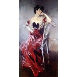 Wall art print and canvas. Giovanni Boldini, Miss Bell