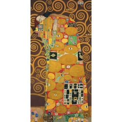 Quadro, stampa su tela. Gustav Klimt, L'Albero della Vita (Brown Variation) III