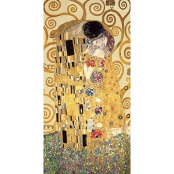 Cuadro famoso en canvas. Gustav Klimt, El beso