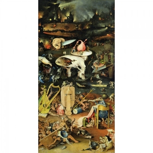 Leinwandbilder. Hieronymus Bosch, Der Garten der Lüste III