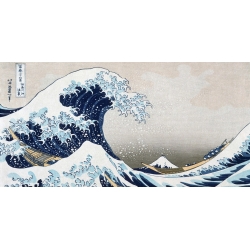 Wall art print and canvas. Hokusai, The Wave off Kanagawa (detail)