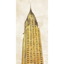 Cuadros New York en canvas. Joannoo, Skyscraper I (Oro)