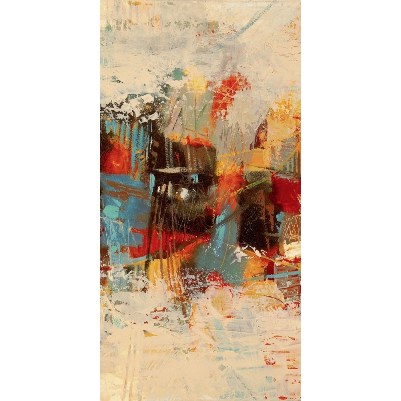 Cuadro abstracto moderno en canvas. Lucas, Verano II