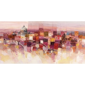 Wall art print and canvas. Luigi Florio, Dreaming of Rome
