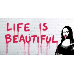 Cuadros graffiti en canvas. Masterfunk Collective, Life is beautiful