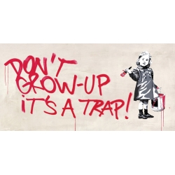 Wall art print and canvas. Masterfunk Collective, Don't grow up