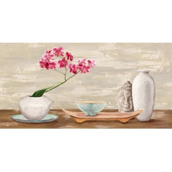 Tableau sur toile, fleurs modernes. Shin Mills, Enlightened