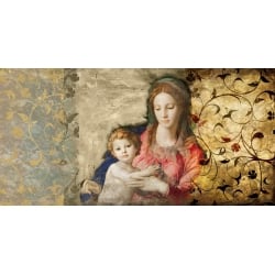 Cuadros religiosos en canvas. Simon Roux, Virgen María (after Bronzino)
