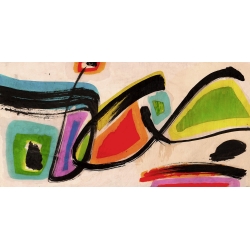 Cuadro abstracto moderno en canvas. Teo Vals Perelli, Butterflies