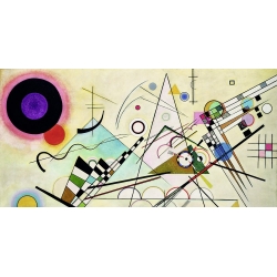 Wall art print and canvas. Wassily Kandinsky, Composition VIII (detail)