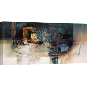 Cuadro abstracto moderno en canvas. Giuliano Censini, Sueños de jade