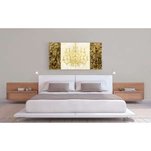 Wall art print and canvas. Remy Dellal, Chandelier Royale