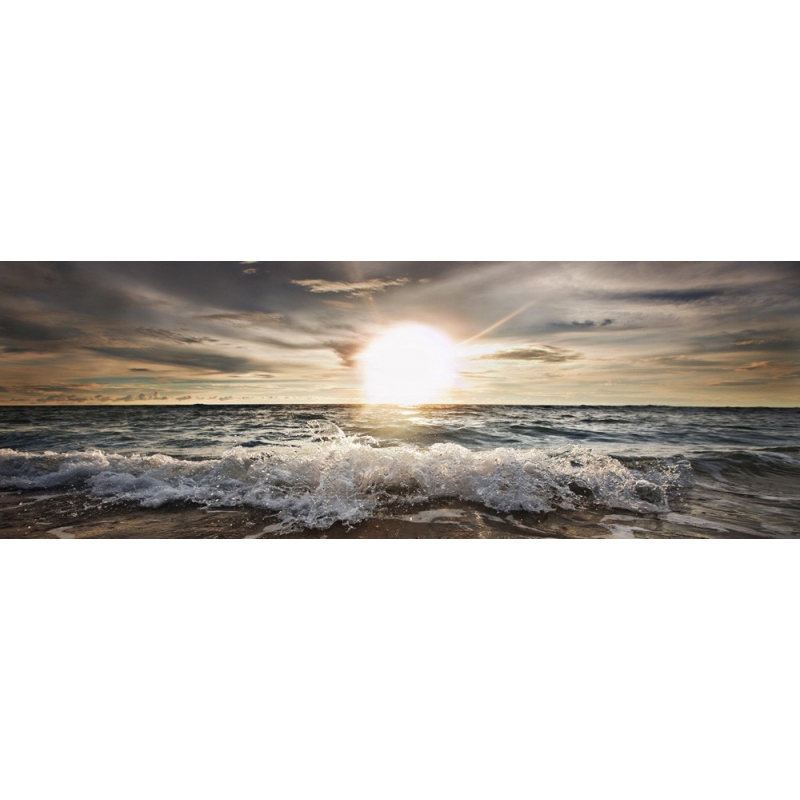 Cuadros naturaleza en canvas. Niels Busch, El sol en las olas
